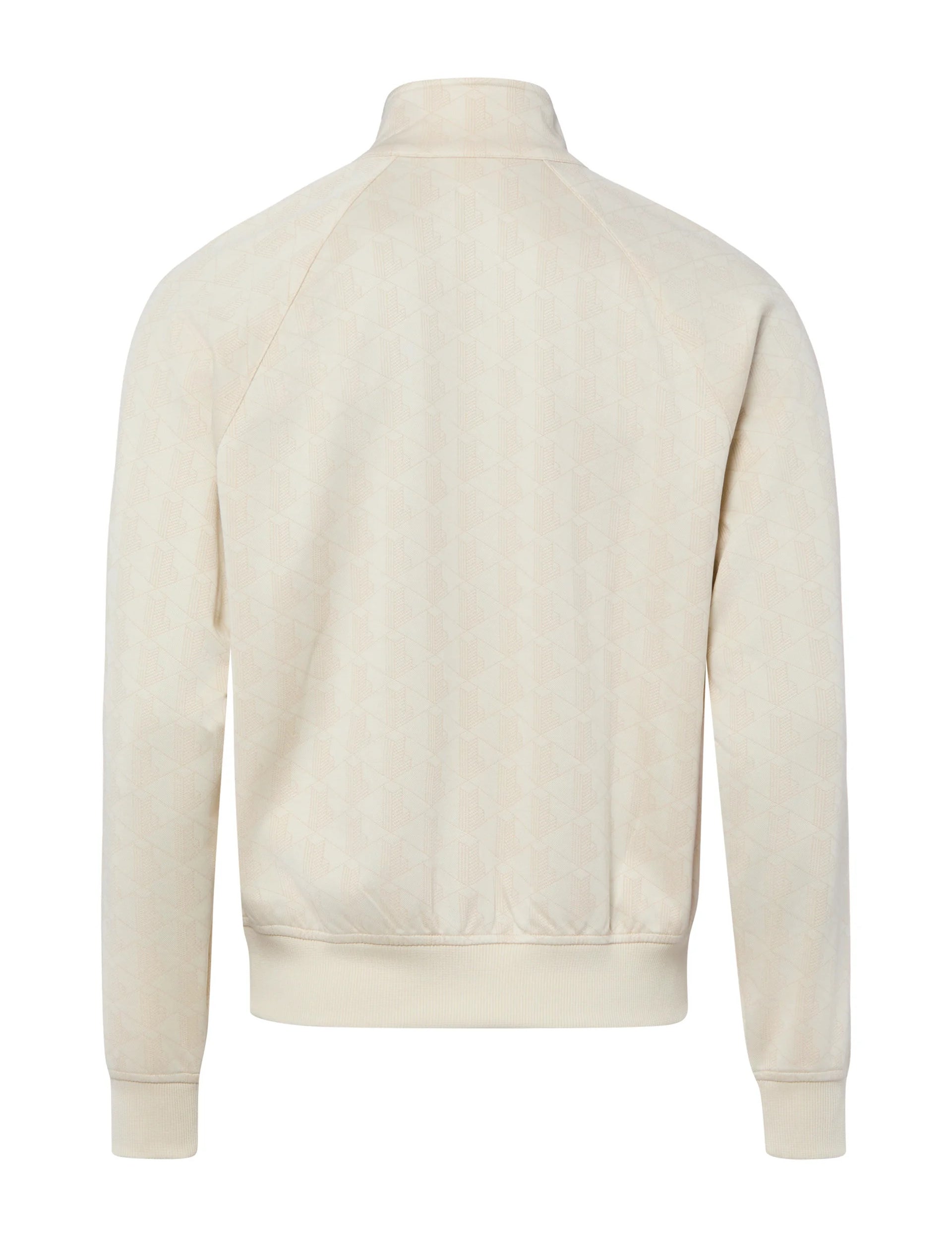 Giacca con zip jacquard con monogramma 