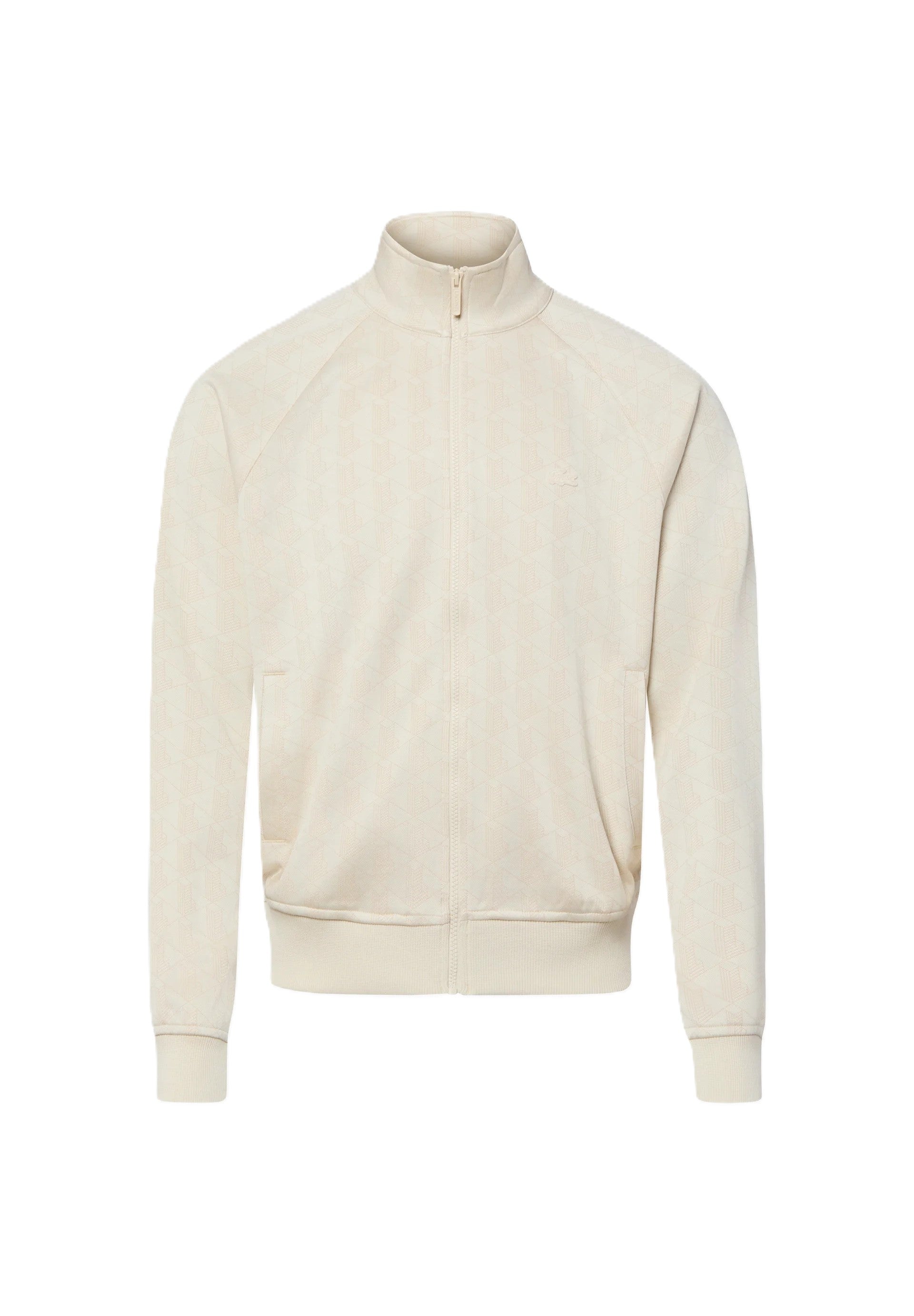Monogram jacquard zip jacket