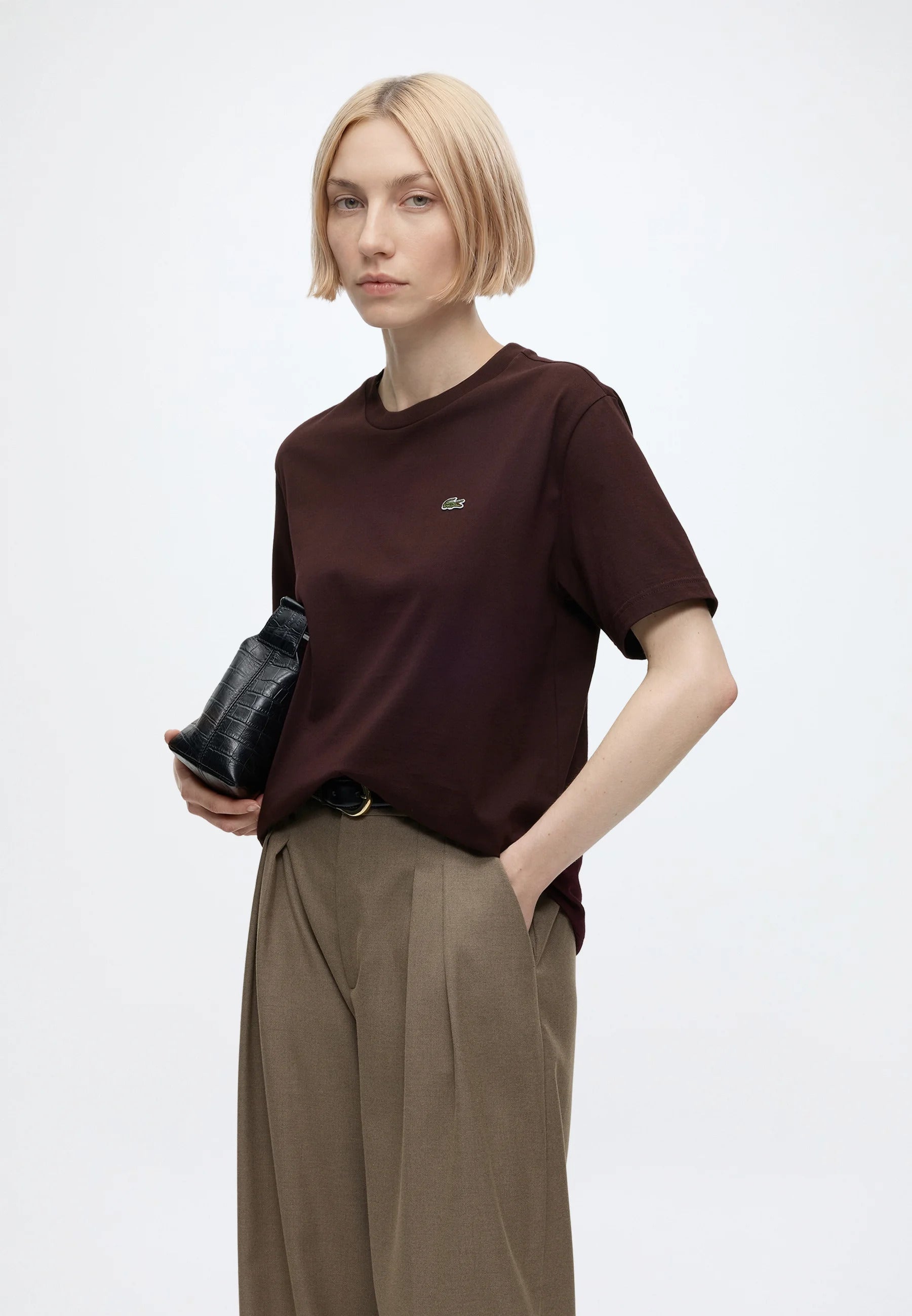 Relaxed fit soft cotton T-shirt