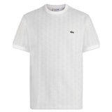Slim fit T-shirt with jacquard monogram
