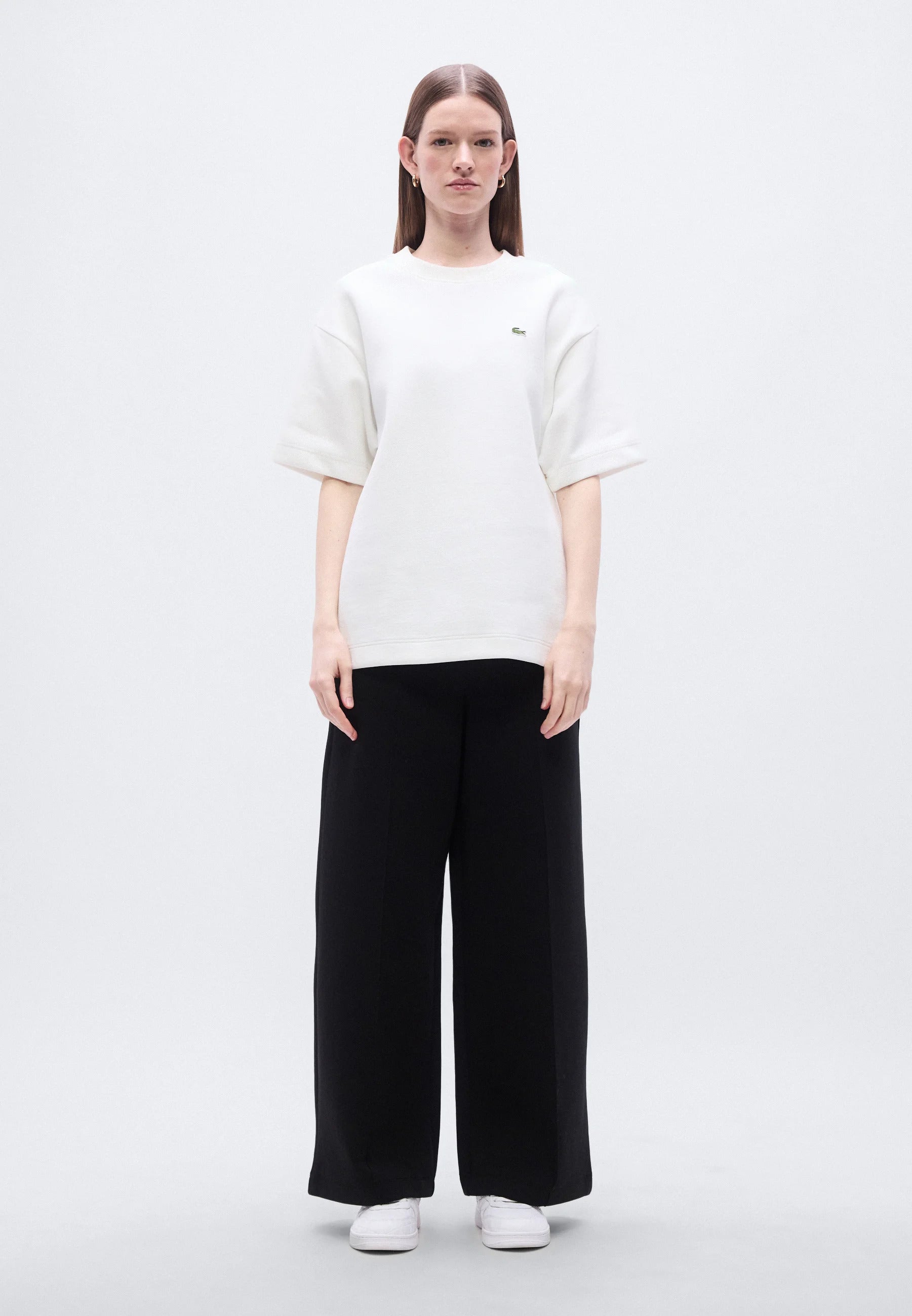 Wide-fit jersey sweatpants