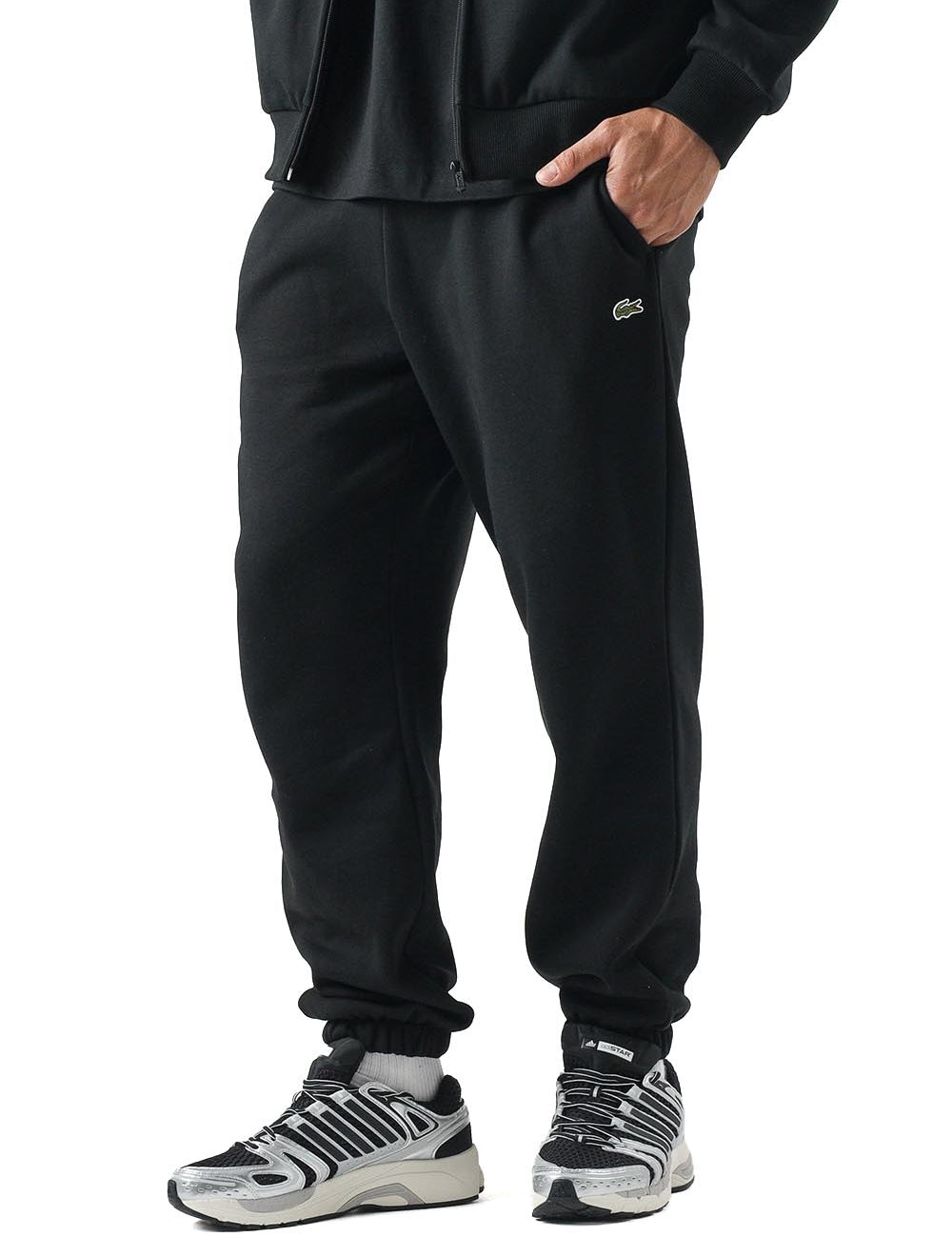 Regular fit tracksuit trousers in fleece