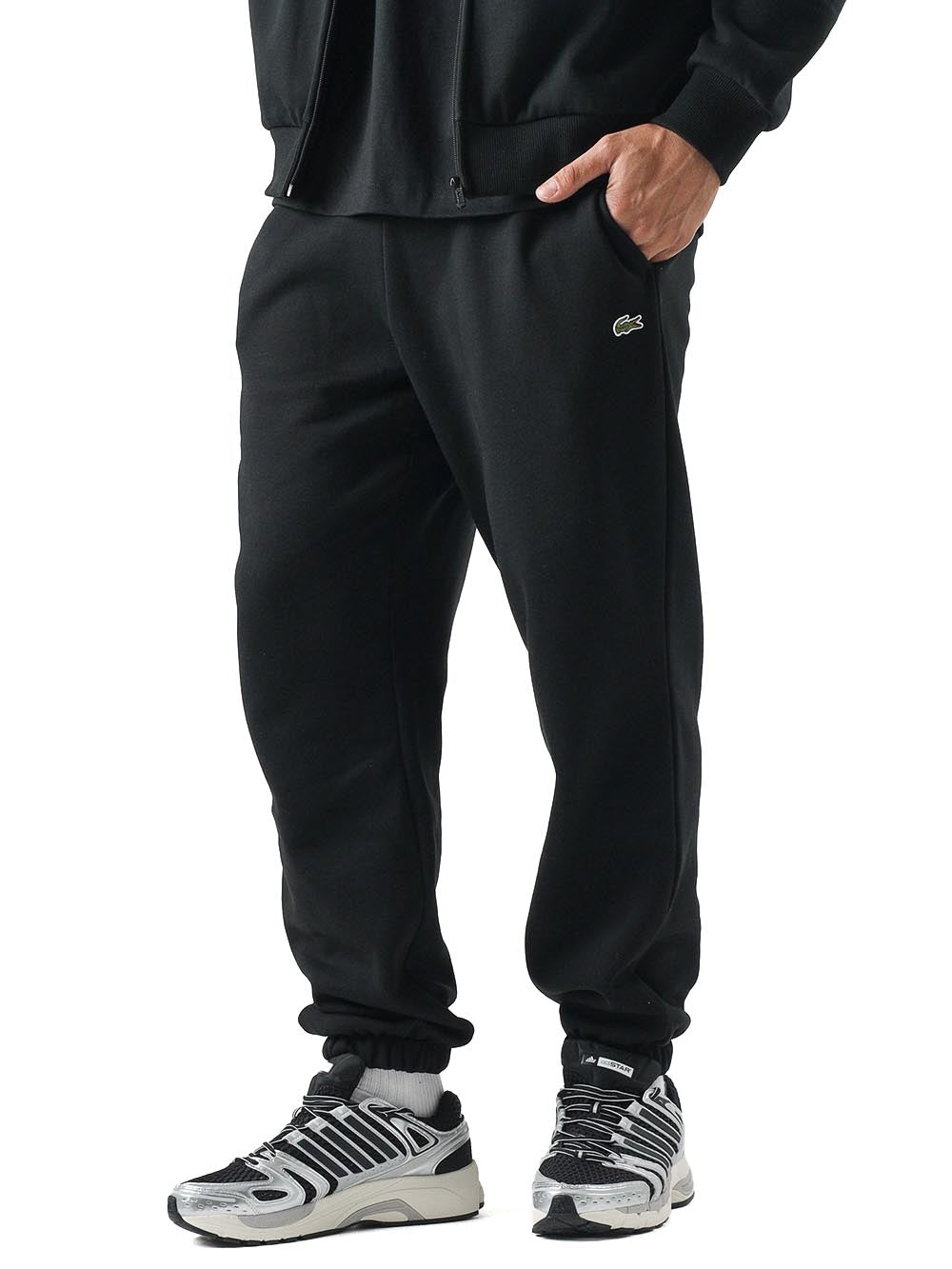 Regular fit tracksuit trousers in fleece