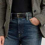 Mdrn Rnd Bkl-Belt-Skinny 