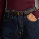 Mdrn Rnd Bkl-Belt-Skinny 