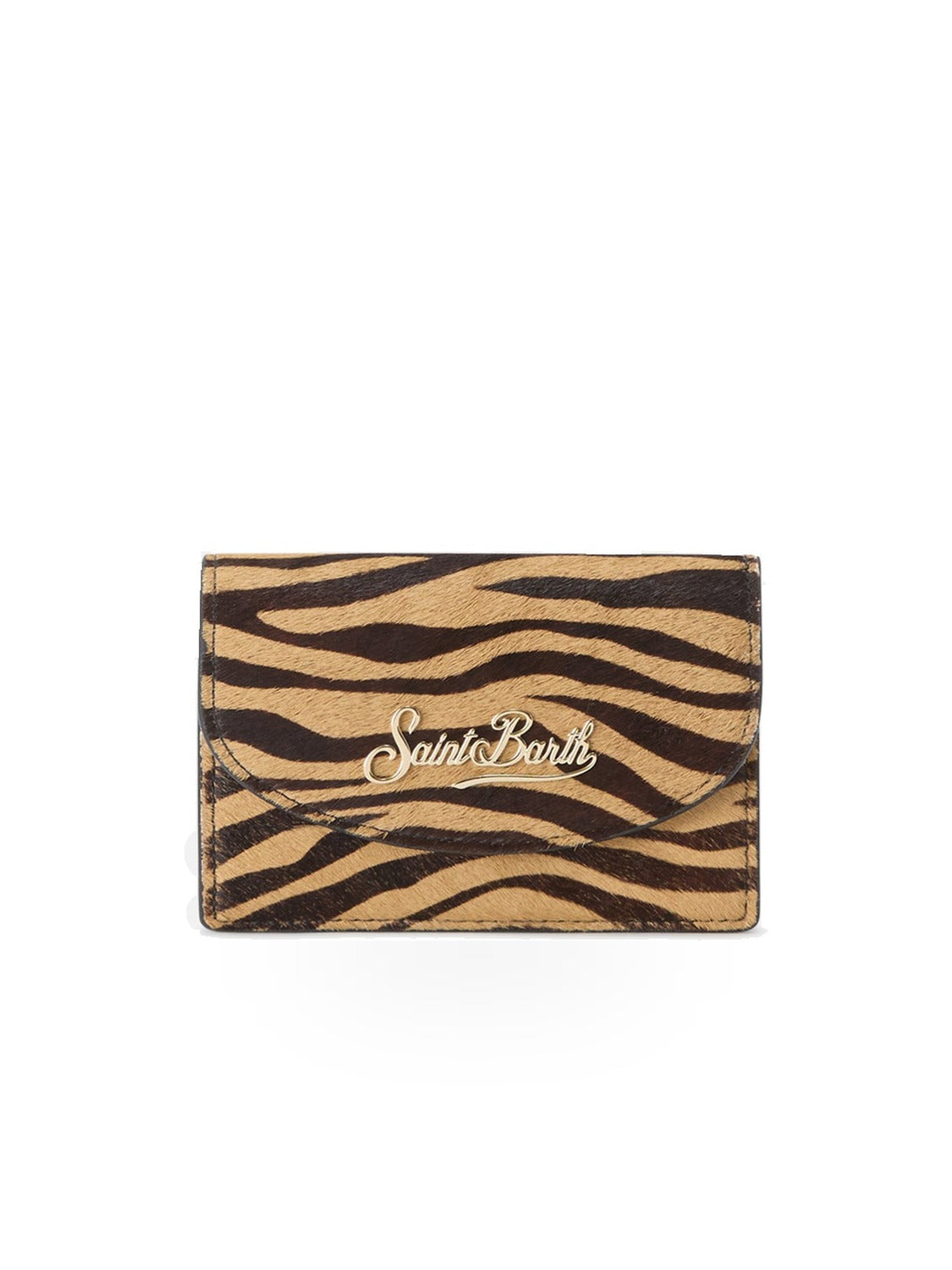 Card Holder Zebra Brushed Leather 