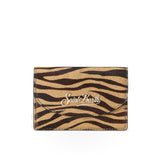 Card Holder Zebra Brushed Leather 
