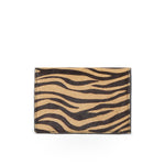 Card Holder Zebra Brushed Leather 