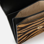 Card Holder Zebra Brushed Leather 