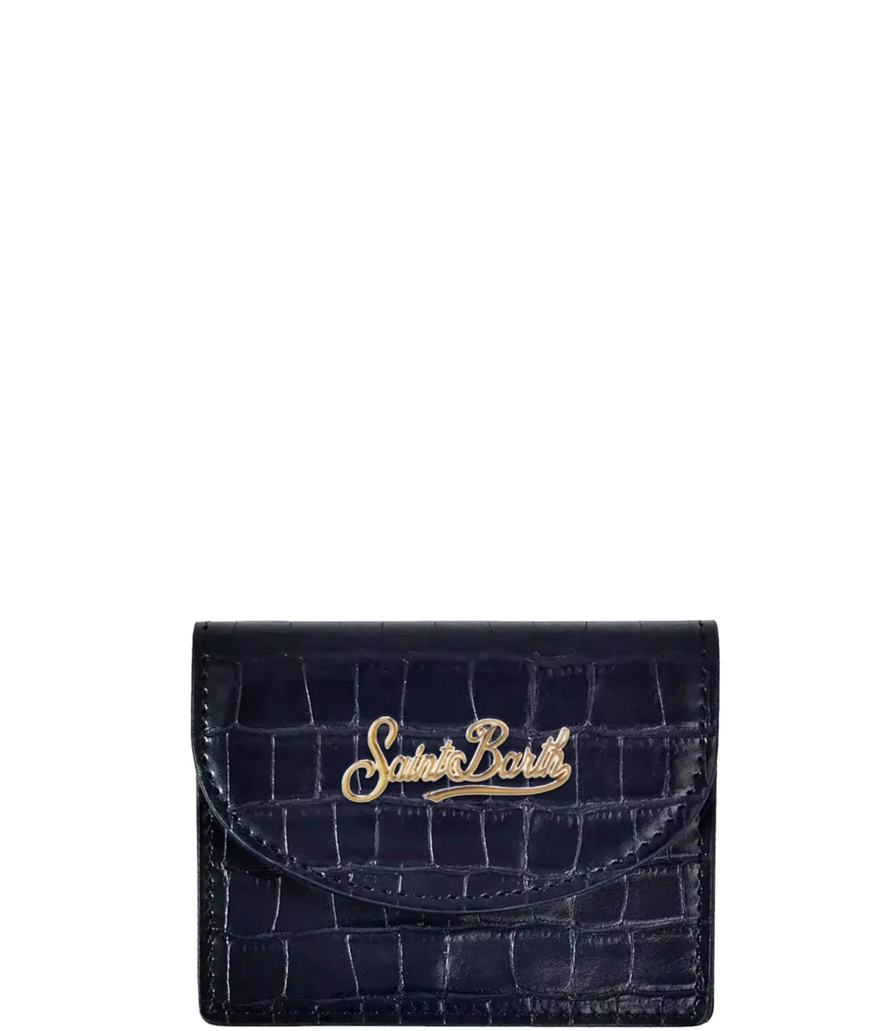 Card Holder Printed Croco Leather