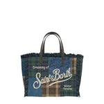 Colette Wool Patchwork Denim Tartan