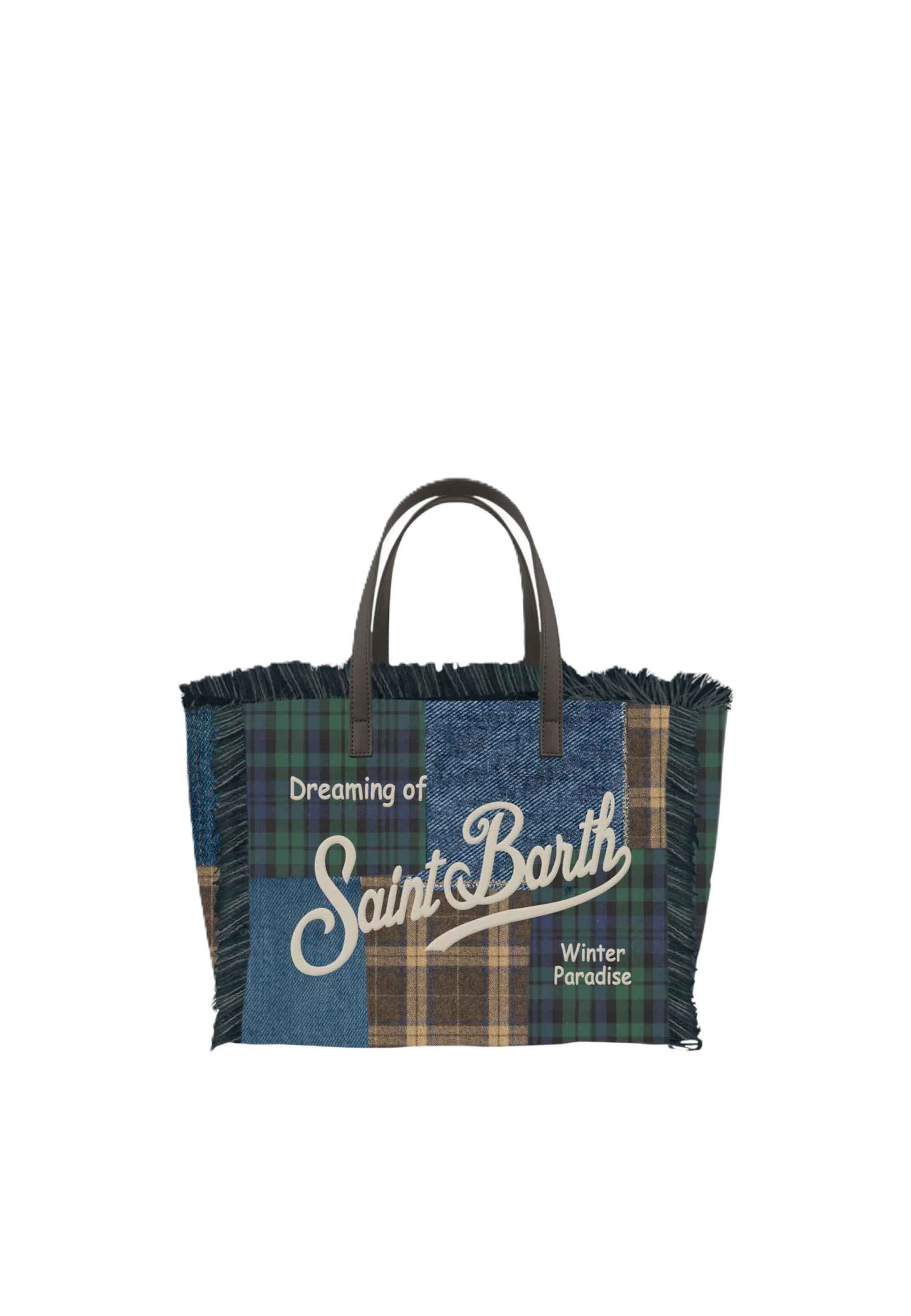Colette Wool Patchwork Denim Tartan