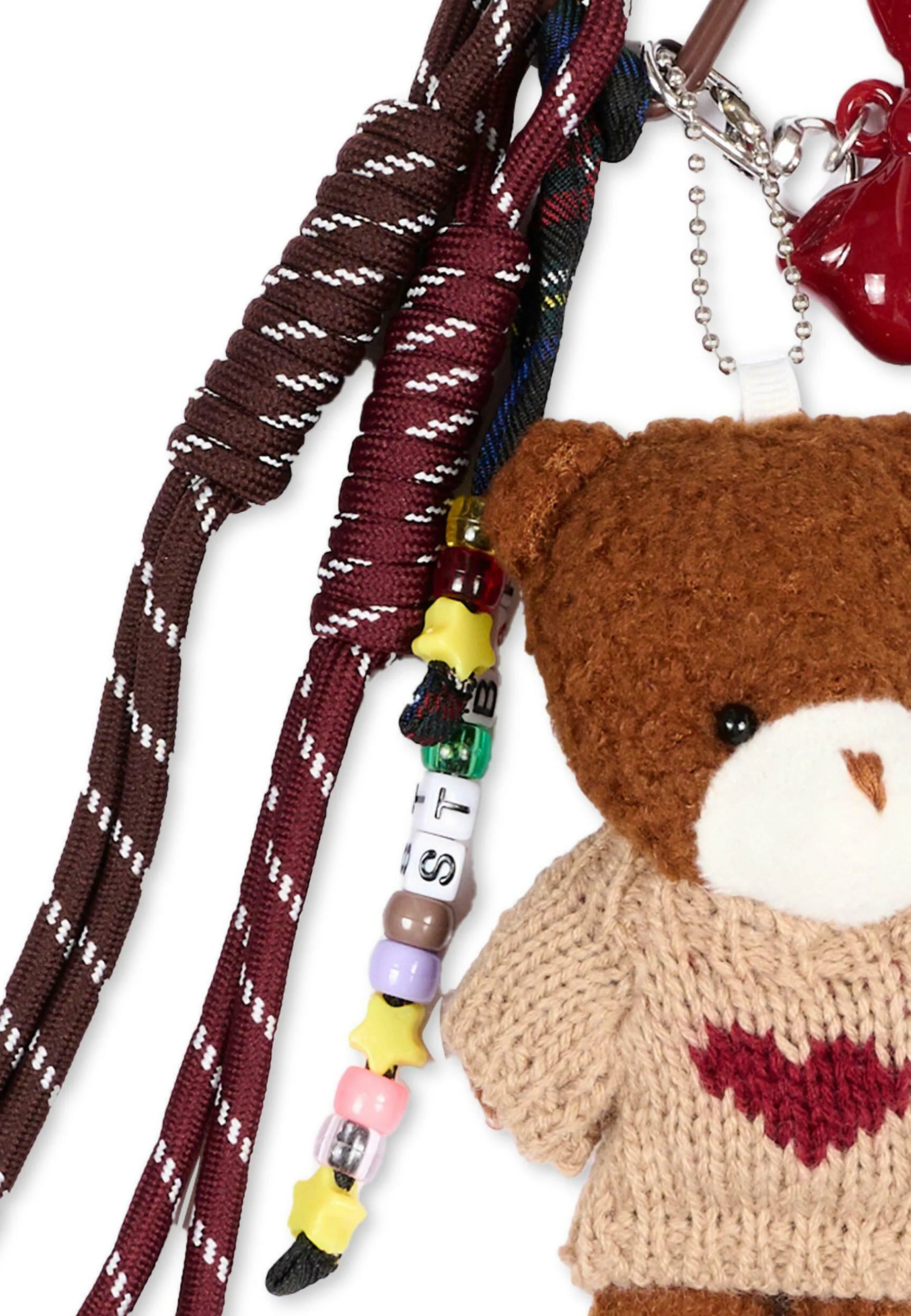 Funny Charm Teddy Bow 