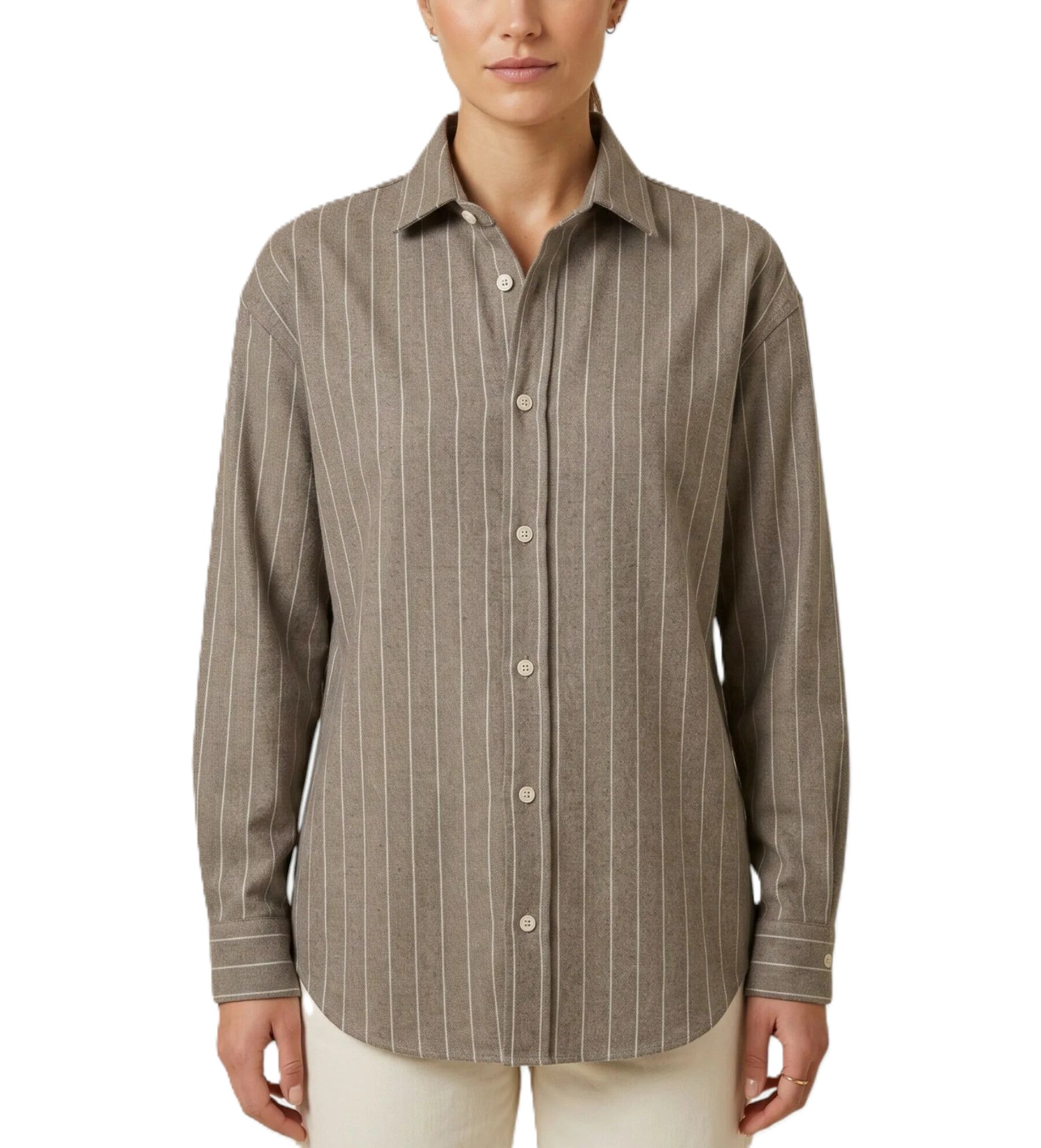 Gigy Flannel Pinstripes Strass 