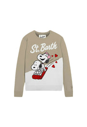 Beige + White
