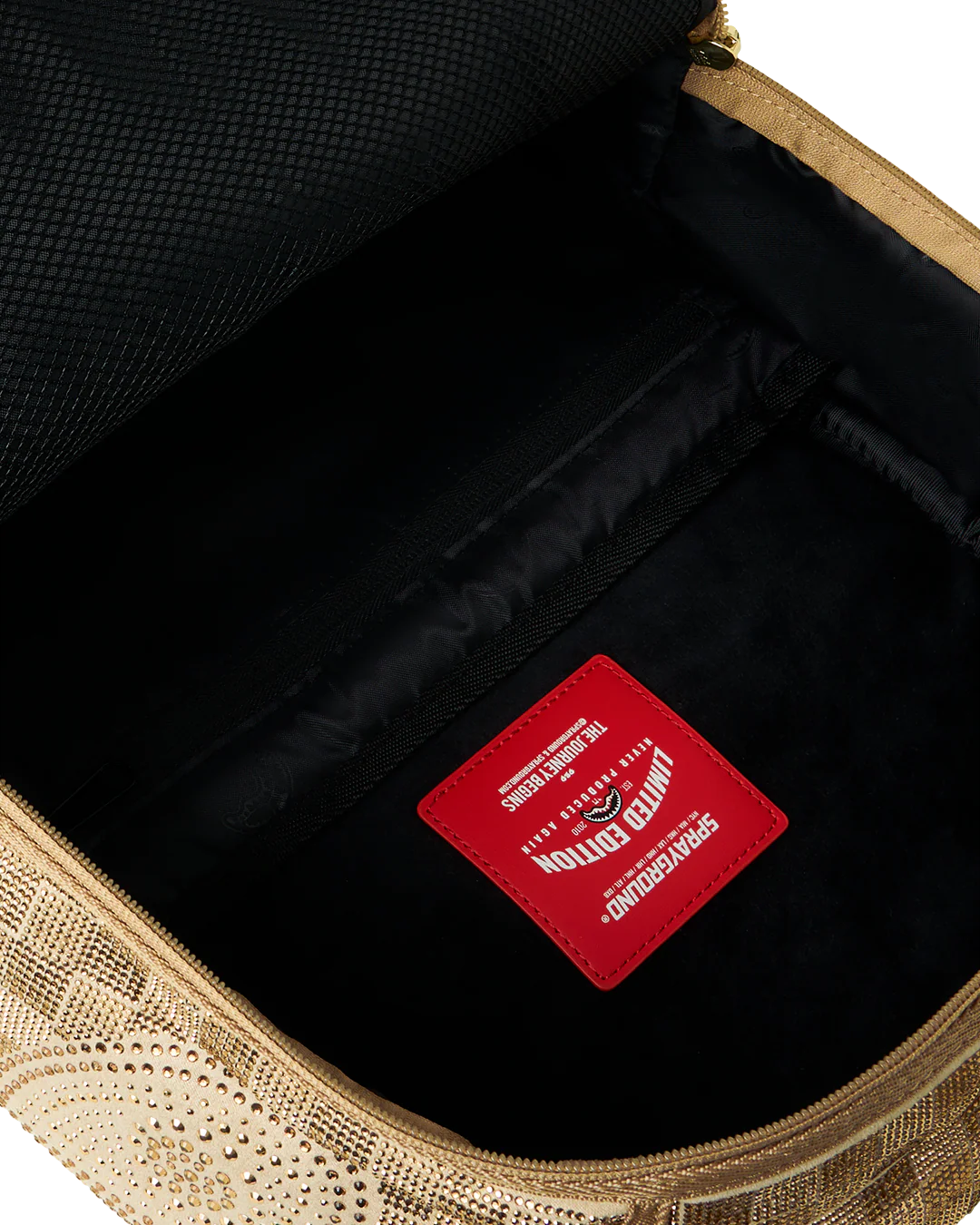 2 tone gold trinity backpack
