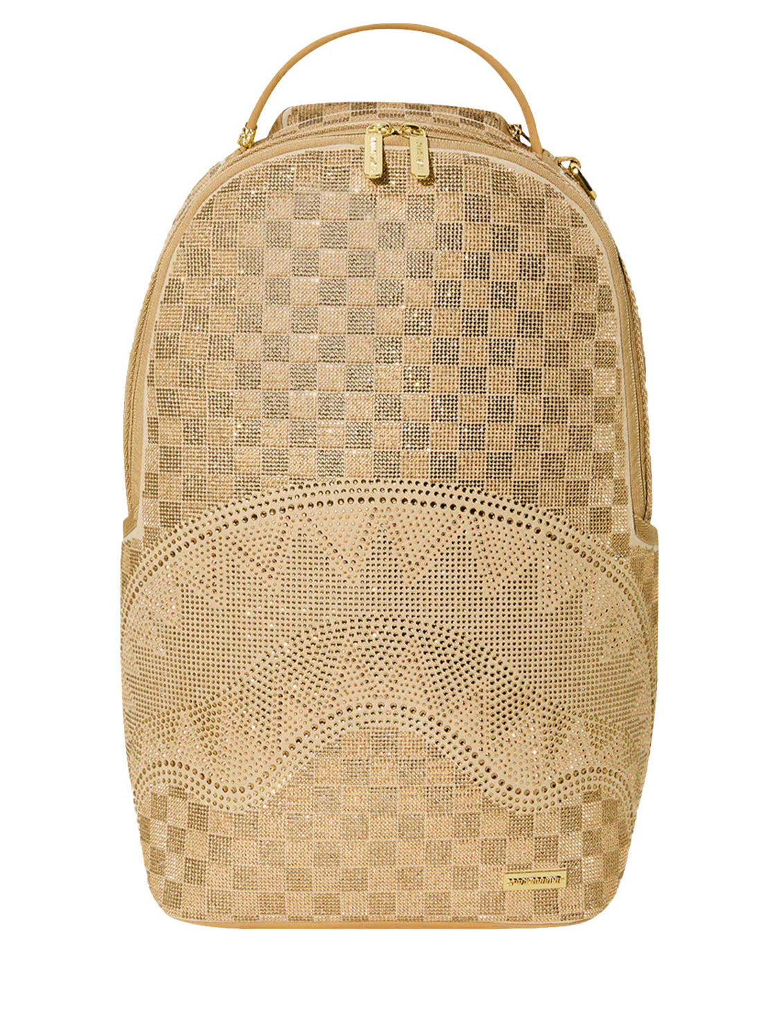 2 tone gold trinity backpack 