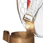 embossed cream check 
