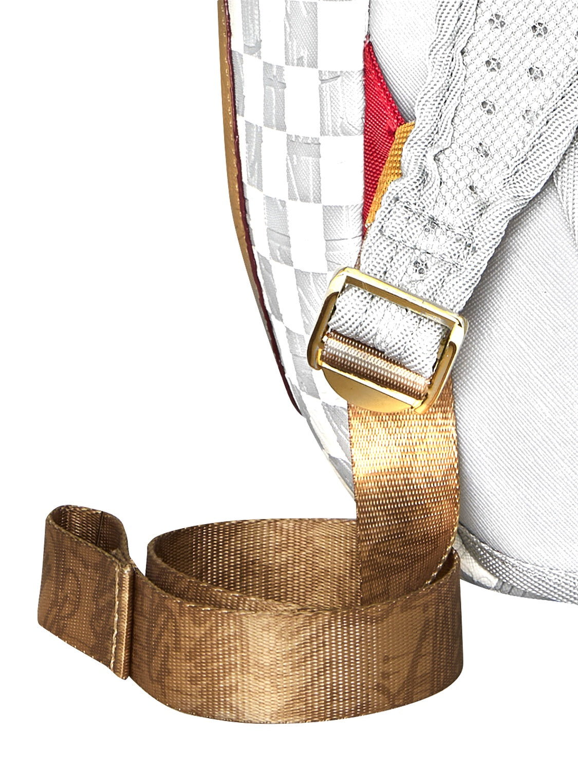 embossed cream check 