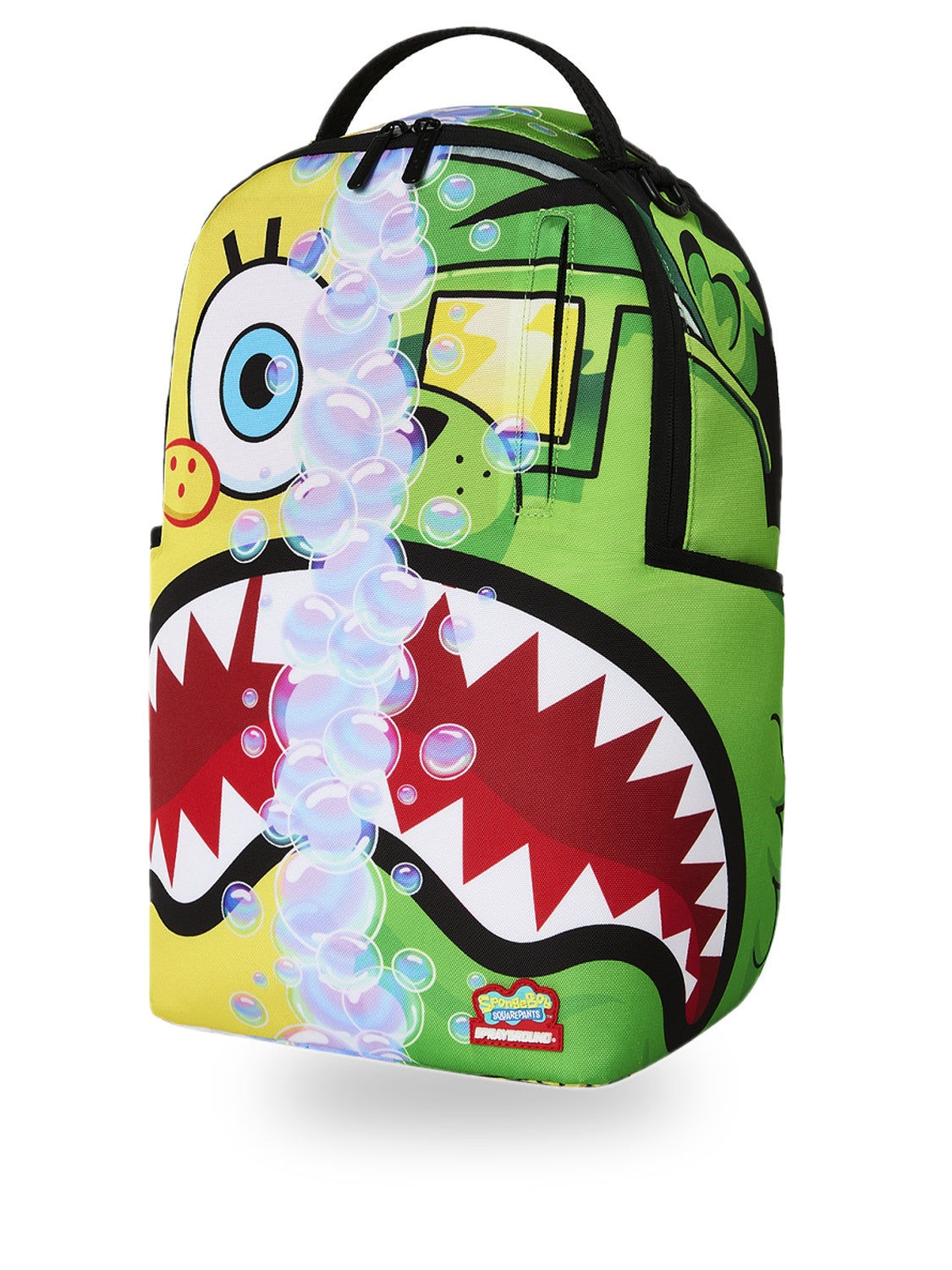spongebob and moneybear backpack