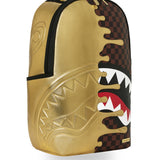 sharks in paris gold drip backpack<BR/> 