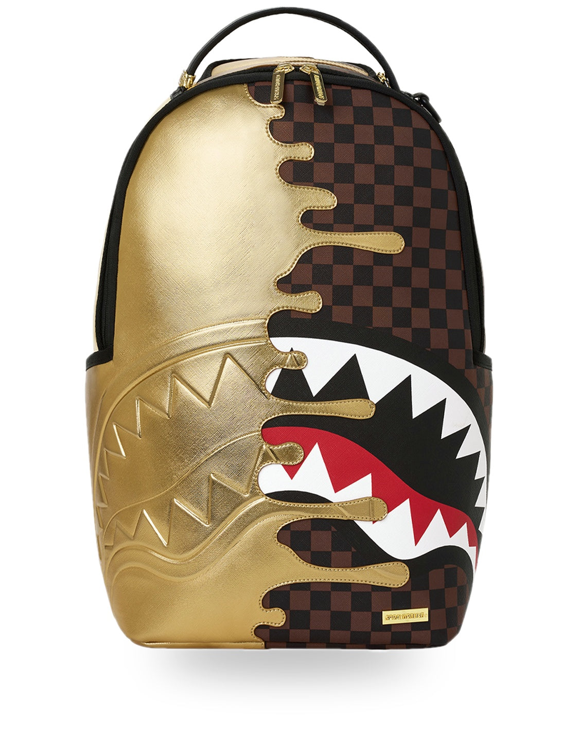 sharks in paris gold drip backpack<BR/> 