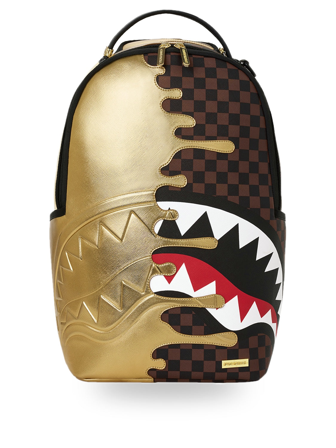 sharks in paris gold drip backpack<BR/> 