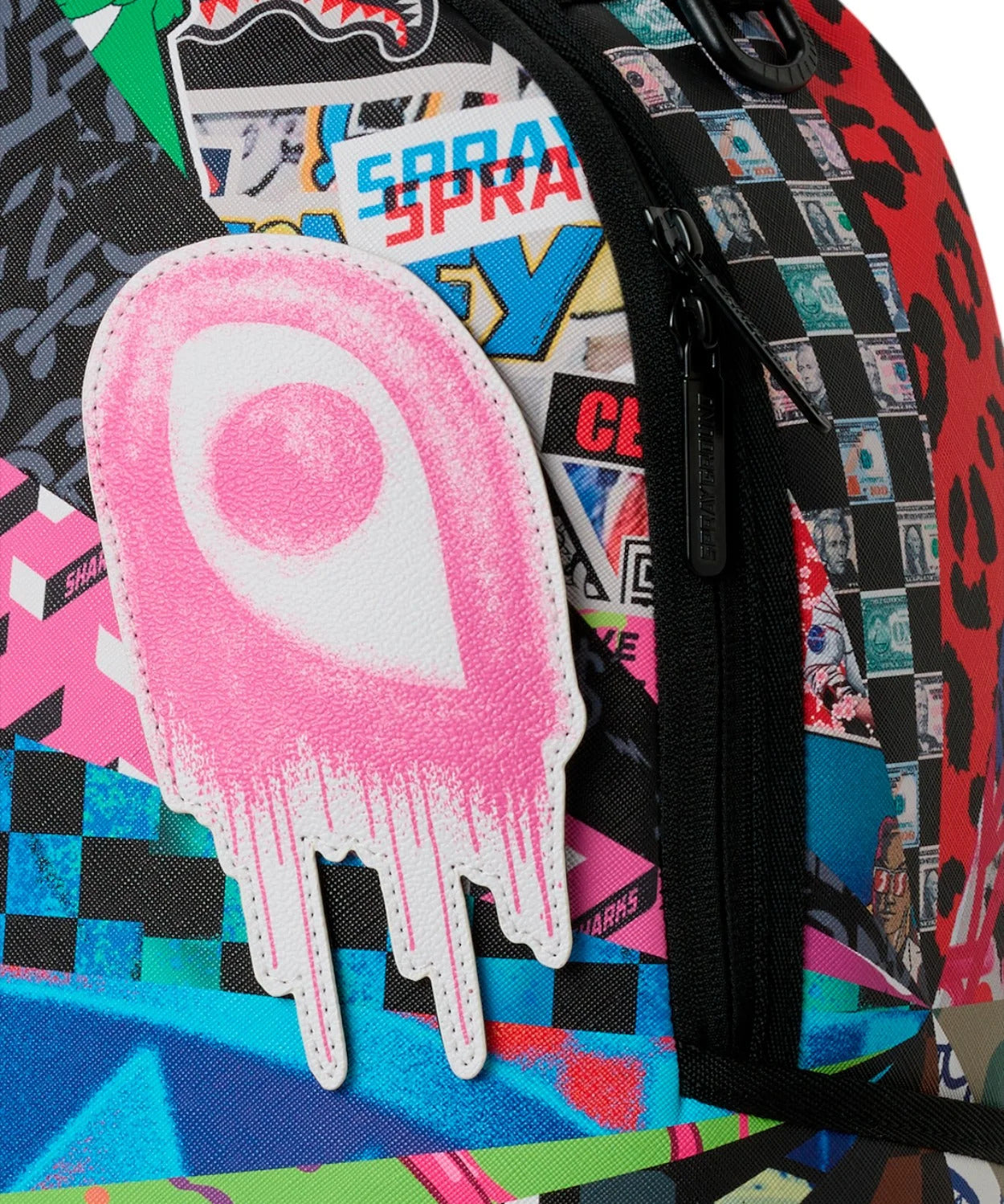 removable eyes sunburst backpack