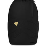 blacked out embossed gold tooth backpack<BR/> 