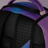 shark central embossed dusk nylon backpack 