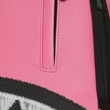 shark central pink embroidered shark backpack 