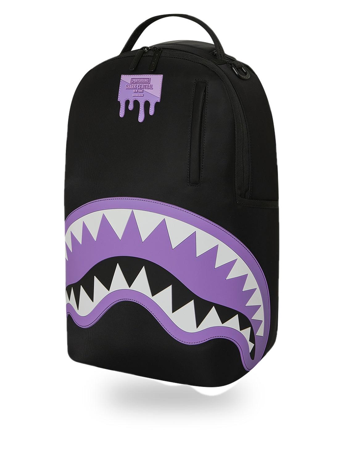 shark central light purple backpack 
