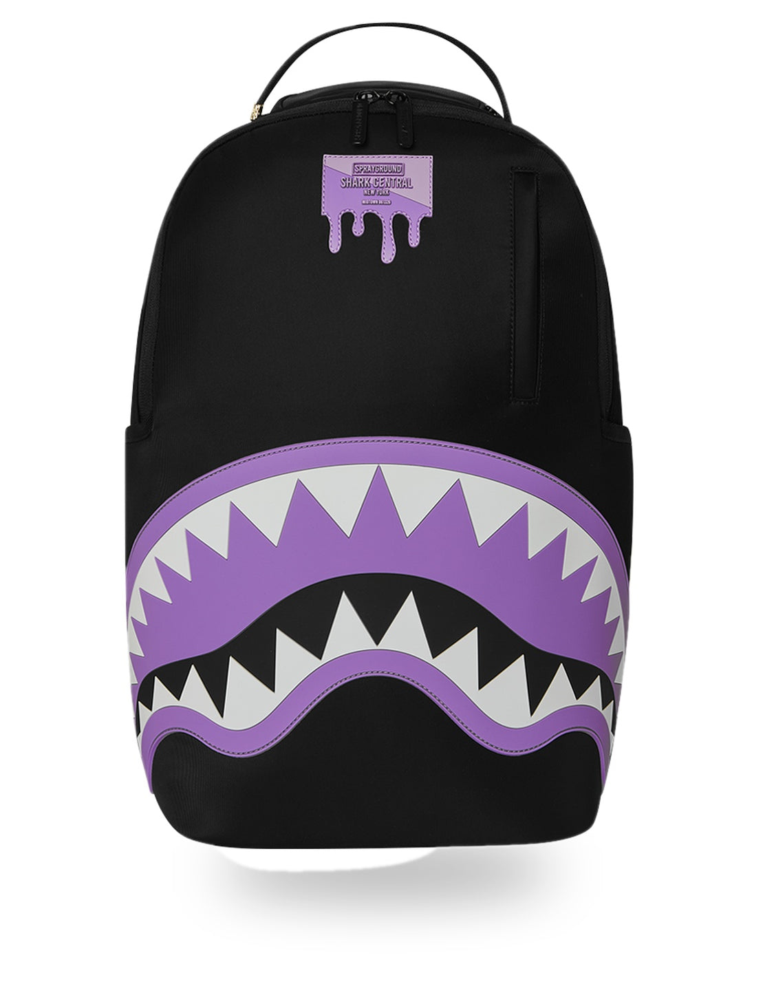 shark central light purple backpack 
