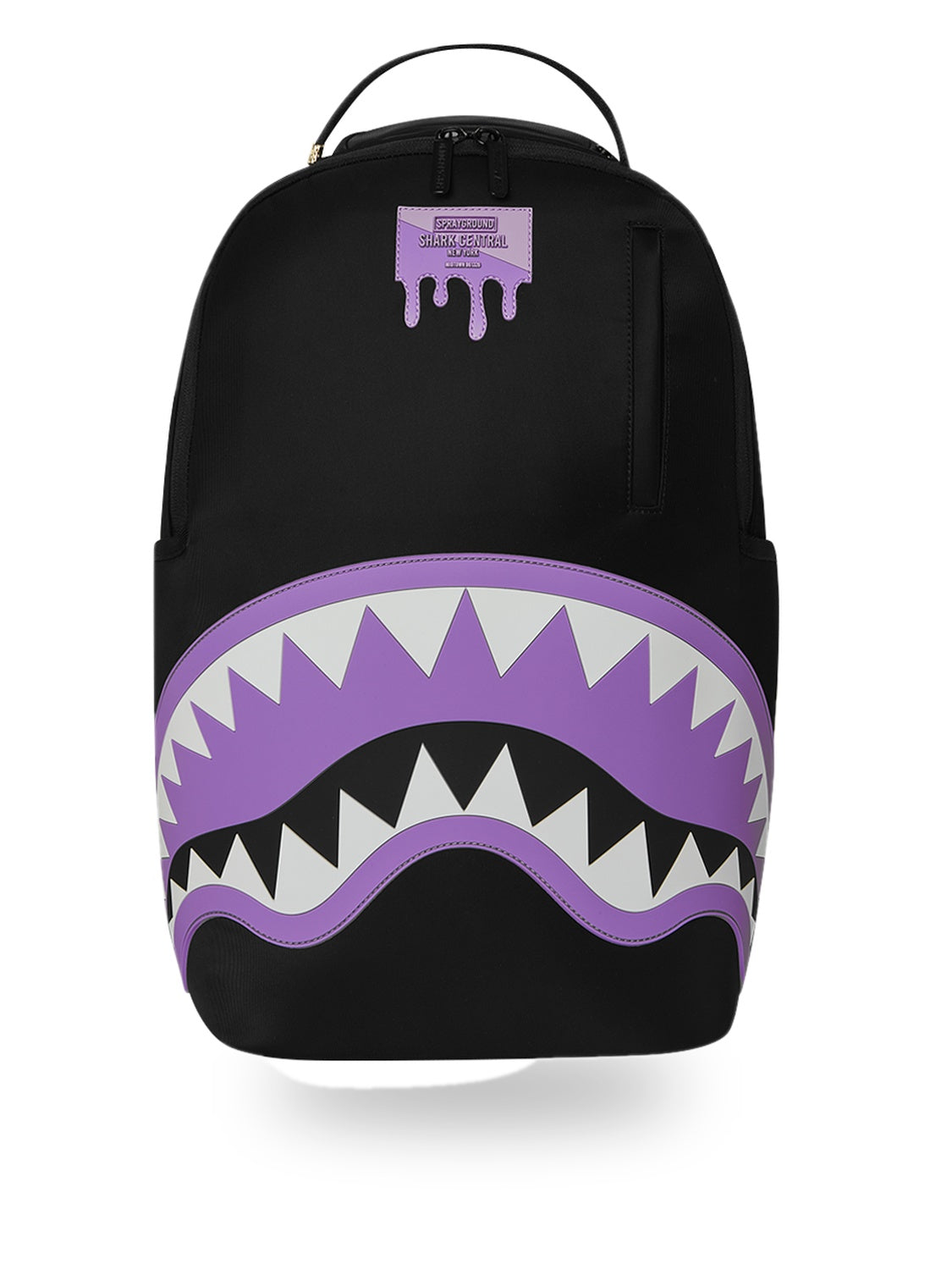 shark central light purple backpack 