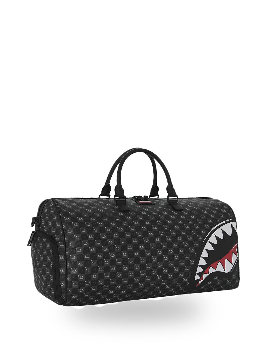 sharks in paris wtf bubble black check duffle