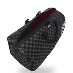 sharks in paris wtf bubble black check duffle