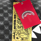 sharks in paris wtf bubble black check duffle