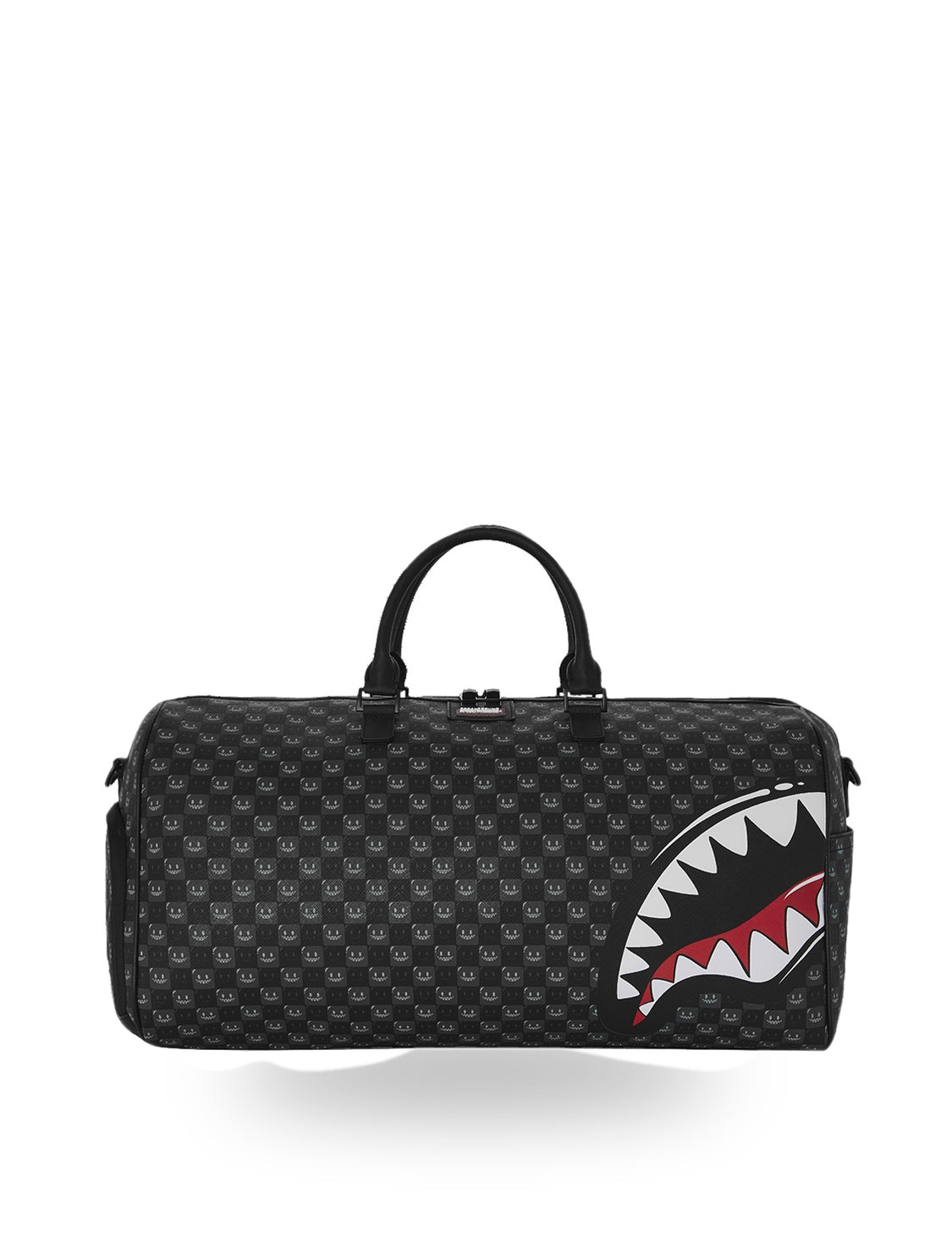 sharks in paris wtf bubble black check duffle 