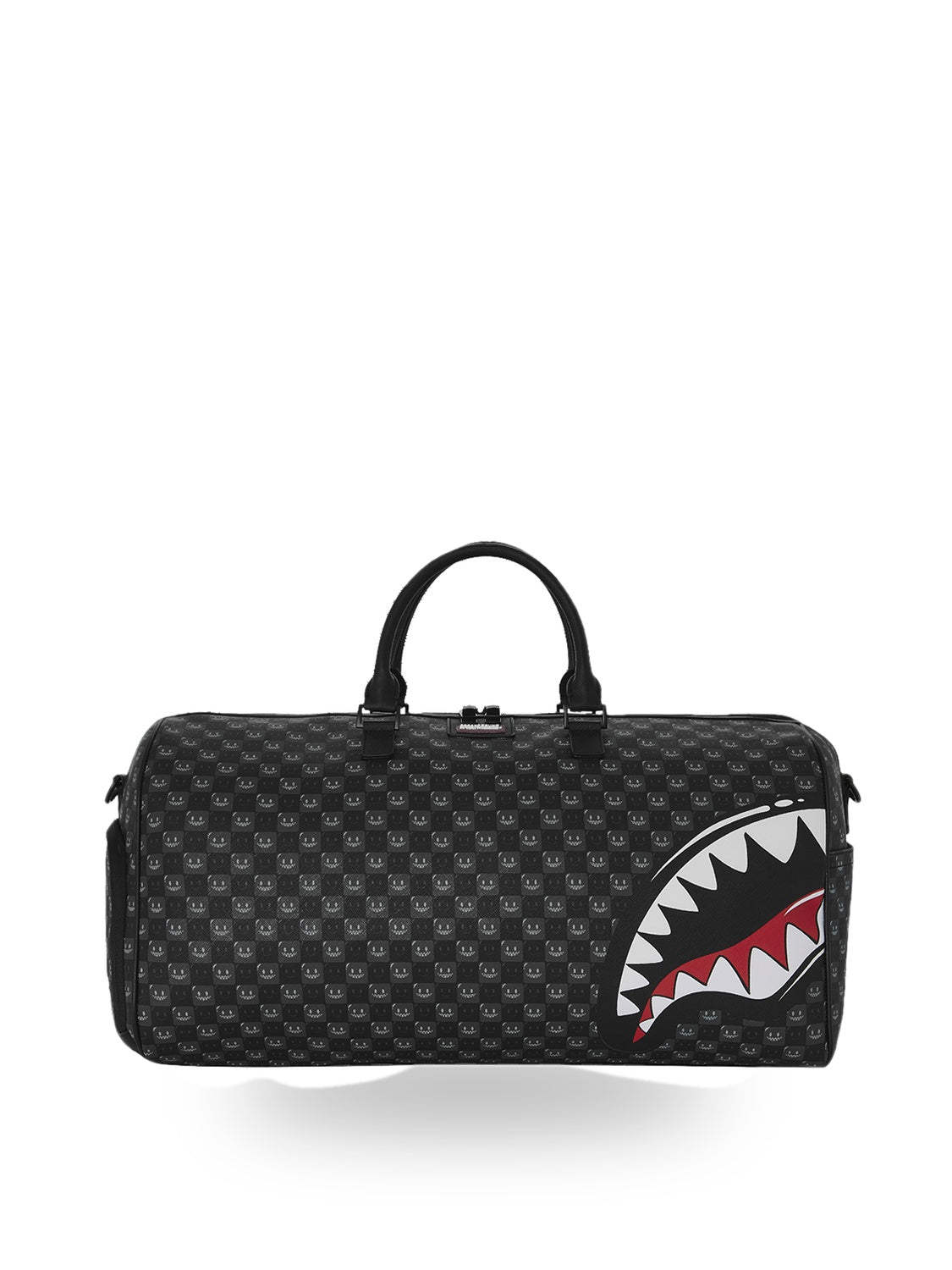 sharks in paris wtf bubble black check duffle