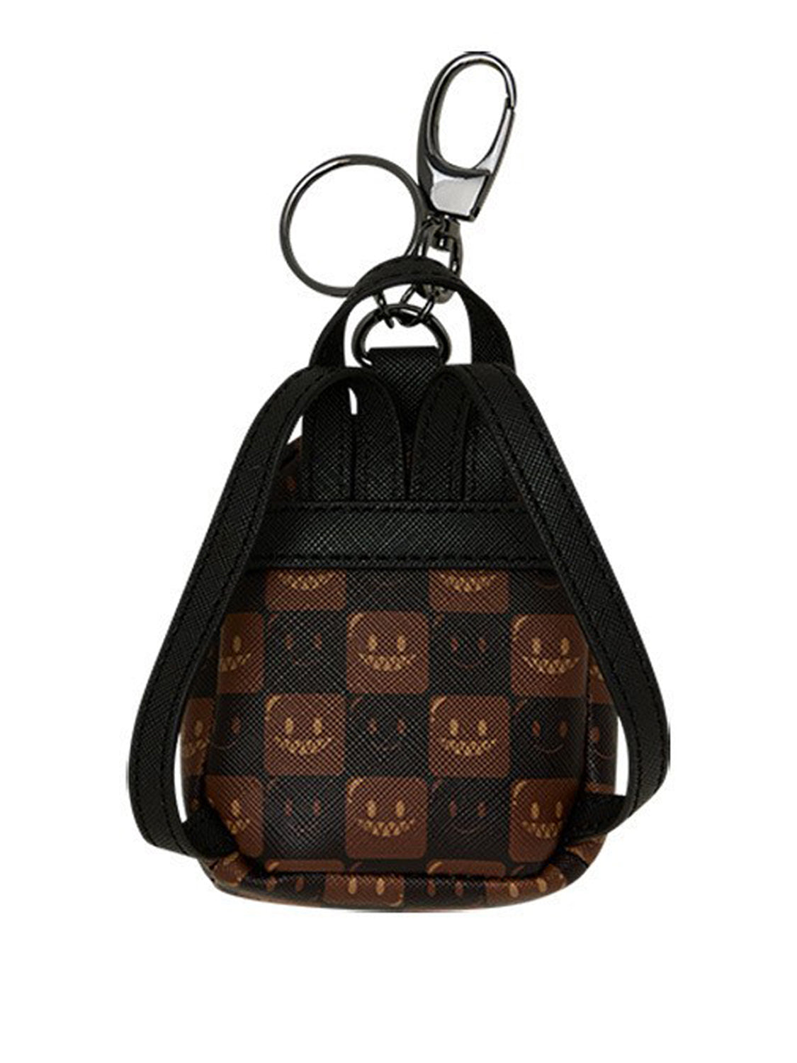 sharks in paris wtf bubble brown check backpack keychain 