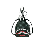 sharks in paris wtf bubble black check backpack keychain