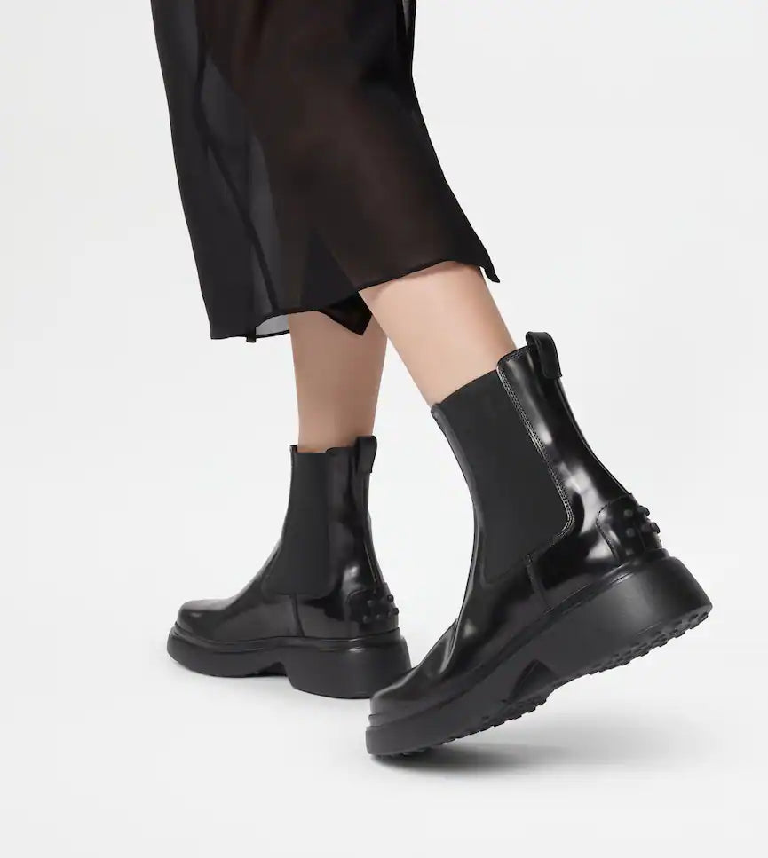 Rubber 74L Elastic Ankle Boot