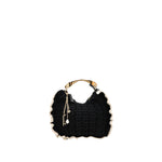 Medium Crochet Hobo Bag With Metal Handle