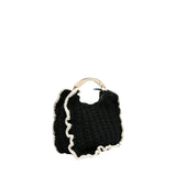 Medium Crochet Hobo Bag With Metal Handle