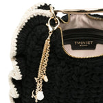 Medium Crochet Hobo Bag With Metal Handle
